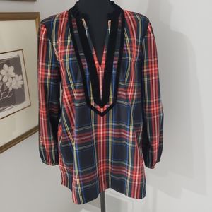 JCrew Tartan Tunic